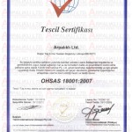 TQCSI Tescil Sertifikasi OHSAS  18001.2007